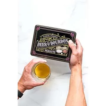 Valentine's Nuts Gift Basket - Unique Peanuts in Tin