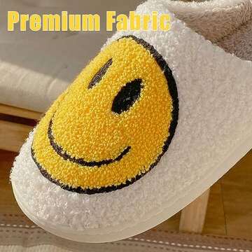 Yellow Face Slippers - Cozy, Cute, and Comfortable Plush Slip-Ons for All Ages!