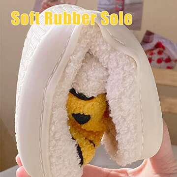 Comfy Yellow Face Slippers for Men and Women Indoor Outdoor