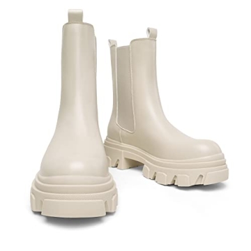 Stylish DREAM PAIRS Women's Chelsea Boots for Comfort