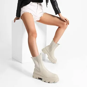 Stylish DREAM PAIRS Women's Chelsea Boots for Comfort