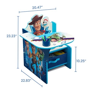 Delta Children Toy Story 4 Chair Desk with Storage Bin
