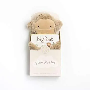 Slumberkins Bigfoot Snuggler & Book for Kids' Self-Esteem