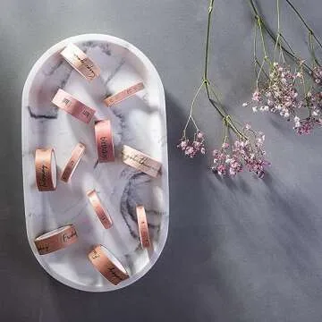 DIVERSEBEE Pastel Washi Tape Set, 5 Rolls Decorative Scrapbook Tape, Cute Craft Tape, Scrapbooking Bullet Journal Supplies, Bible Journaling, Planner Accessories, Gift Wrap Tape (Planner)