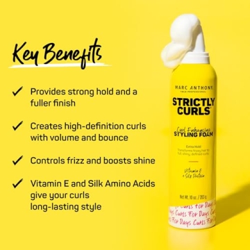 Curl Enhancing Styling Foam for Defined Curls - Sulfate-Free