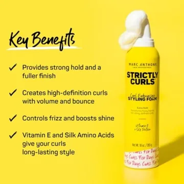 Curl Enhancing Styling Foam for Defined Curls - Sulfate-Free