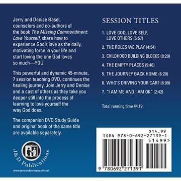 The Missing Commandment: Love Yourself (companion Study Guide sold separately)