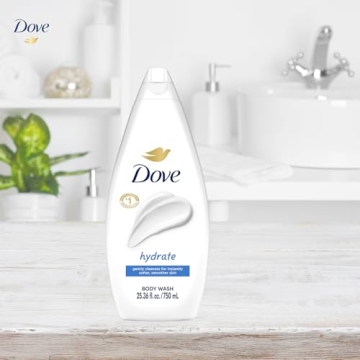 Dove Hydrating Body Wash, Value Size 4-Pack for All Skin Types