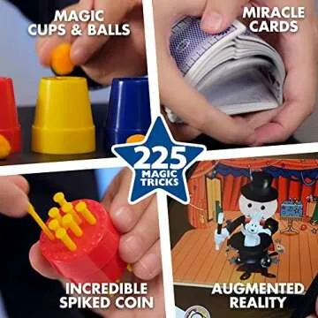 Marvin's Magic - Kids Magic Set - Box of Tricks, Amazing Magic Tricks for Kids - Magic Made Easy Range - Includes Magic Wand, Card Tricks, Much More - Suitable for Ages 6 and Up - 225 Magic Tricks