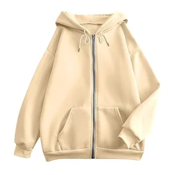 MKLUNJOP Women's Zip Up Hoodie for Casual Stylish Comfort