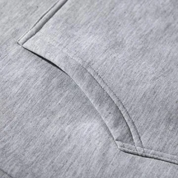 TOLOER Mens Contrast Color Hoodie for Casual Style