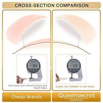 Thinnest Nippleless Covers - QueenSecret Reusable Silicone Pasties