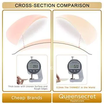 Thinnest Nippleless Covers - QueenSecret Reusable Silicone Pasties