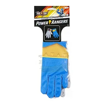 Blue Ranger Gloves for Kids, Power Rangers Costume Accessories