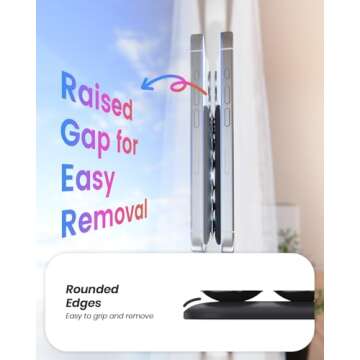 Klearlook Magnetic Suction Phone Mount for Phones - Black