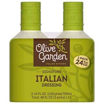 Olive Garden Italian Dressing - Set of 2 Bottles (24oz each)