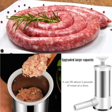Home Sausage Stuffer Kitchen Machine with 4 Nozzles