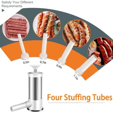 Home Sausage Stuffer Kitchen Machine with 4 Nozzles