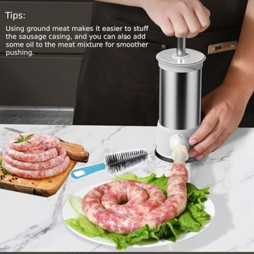 Home Sausage Stuffer Kitchen Machine with 4 Nozzles
