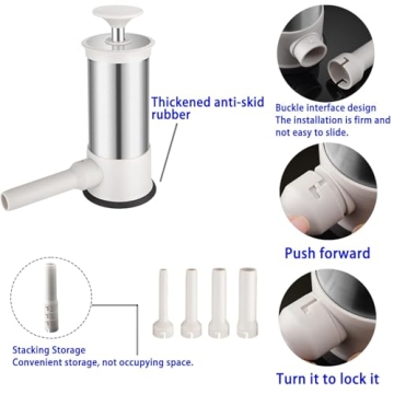 Home Sausage Stuffer Kitchen Machine with 4 Nozzles