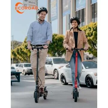 ECOROAD Electric Scooter EC8, 450W Peak Motor & 19 MPH Foldable Electric Scooters for Adult, 18 Mile...