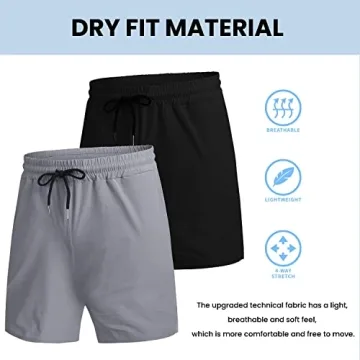 Durable Lightweight 7-Inch Gym Shorts for Comfort and Style