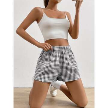 Stylish SOLY HUX Y2K High Waisted Shorts for Women