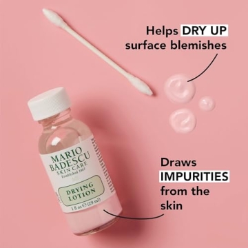 Mario Badescu Drying Lotion for All Skin Types| Blemish Spot Treatment with Salicylic Acid and Sulfur | Dries Surface Blemishes | 1 Fl Oz