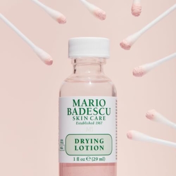 Mario Badescu Drying Lotion for All Skin Types| Blemish Spot Treatment with Salicylic Acid and Sulfur | Dries Surface Blemishes | 1 Fl Oz