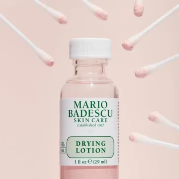 Mario Badescu Drying Lotion for All Skin Types| Blemish Spot Treatment with Salicylic Acid and Sulfur | Dries Surface Blemishes | 1 Fl Oz