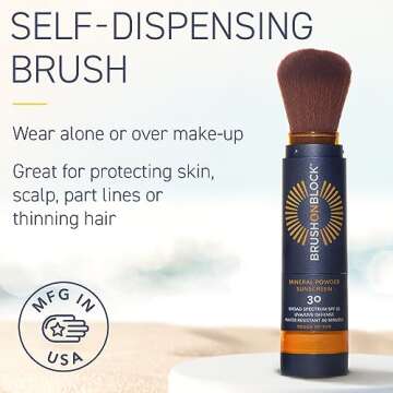 Brush On Block SPF 30 Powder Sunscreen - Refillable & Water Resistant