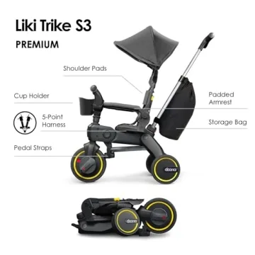 Doona Liki Trike S3 - Compact & Safe for Kids