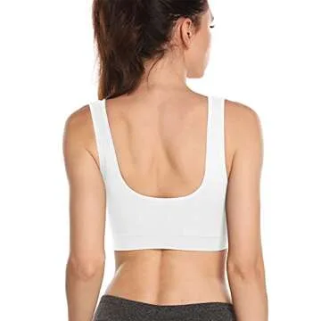 Onory 3 Pack Sports Bras for Women Wirefree Padded Workout Yoga Gym Fitness Bra Medium Support