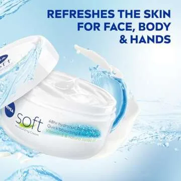 NIVEA Soft Hydrating Cream: 3 Pack for All-Day Moisture