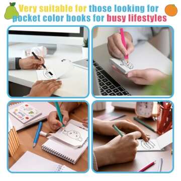 Mini Coloring Books for Adults 5 Pcs Variety Pack