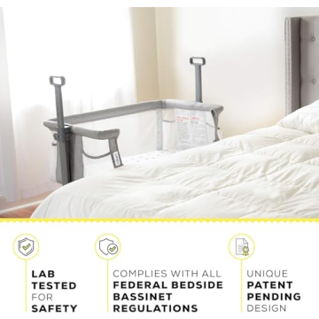 Top Milliard Baby Bedside Bassinet Sleeper for Newborns
