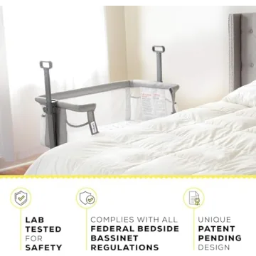Top Milliard Baby Bedside Bassinet Sleeper for Newborns