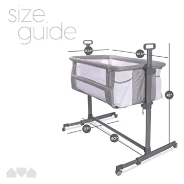 Top Milliard Baby Bedside Bassinet Sleeper for Newborns