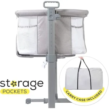 Top Milliard Baby Bedside Bassinet Sleeper for Newborns