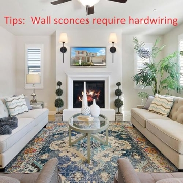 KUAUGST Elegant Wall Sconces Set of 2 for Any Room