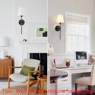 KUAUGST Elegant Wall Sconces Set of 2 for Any Room