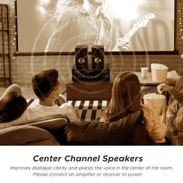 Starfavor Passive Bookshelf Speakers,2 Way Home Stereo Speakers,Passive Speakers Pair for Desktop Stereo or Home Theater Surround Sound,Boost Bass,4-inch woofer and 1.5" Aluminum Tweeter