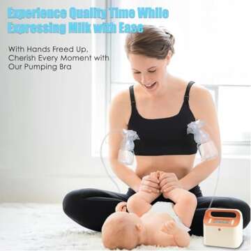 Hands-Free Pumping Bra for Comfortable Nursing and Pumping
