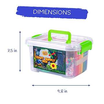 2000+ Piece Jumbo Arts & Crafts Kit - Fun for Everyone!