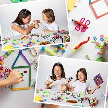 2000+ Piece Jumbo Arts & Crafts Kit - Fun for Everyone!