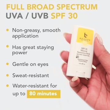 SPF 30 Mineral Sunscreen Stick Safe for Sensitive Skin