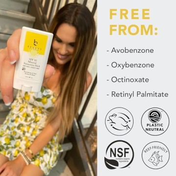 SPF 30 Mineral Sunscreen Stick Safe for Sensitive Skin