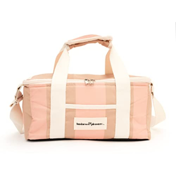 Business & Pleasure Co. Holiday Cooler Bag - Cute Lunch Bag for Picnics - Beach Cooler Bag Keeps Foo...