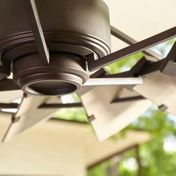 Quorum 97215-86 Indoor Ceiling Fan in Oiled Bronze