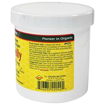 Fresh Royal Jelly + Bee Pollen, Propolis, Ginseng, Honey Mix - 36,000mg Y.S. Org 20.3 oz